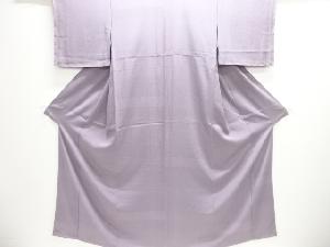 未使用品　仕立て上がり　横段に寄せ柄江戸小紋着物